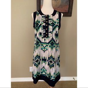 Cynthia Steffe Ruffle Button Sleeveless Dress